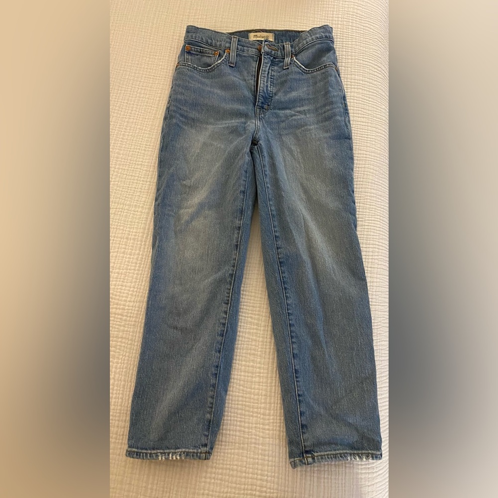Madewell Classic Straight Jeans in Meadowland Wash